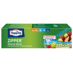 Пликове за съхранение Зипър Toppits 1л.