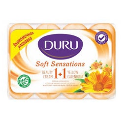 Duru Тоалетен сапун 1+1 Soft Sensations Невен 90 гр. х 4