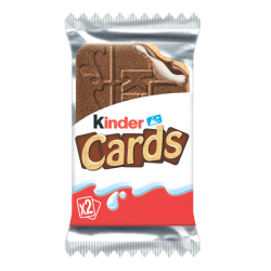 Бисквити Kinder Cards 2бр. 25.6 гр.