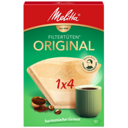 Филтри за кафе Melitta Кафяви 1x4 40бр.