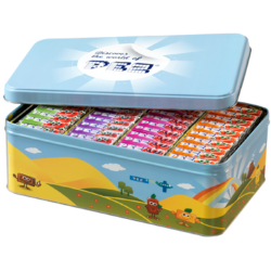 PEZ Fruit-flavored candies, 400 pcs. per box Lemon, orange, apple, strawberry