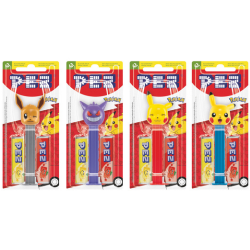PEZ Toy with two fillers (1+2) Pokemon 17 g x 12