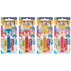 PEZ Toy with two fillers (1+2) Sonic 17 g x 12