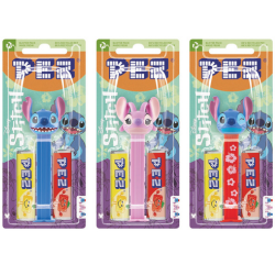 PEZ Toy with two fillers (1+2) Stitch 17 g x 12