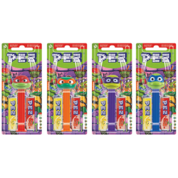PEZ Toy with two fillers (1+2) Ninja Turtles 17 g x 12