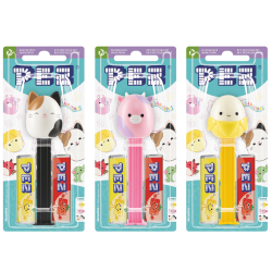 PEZ Toy with two fillers (1+2) Squishmallow 17 g x 12