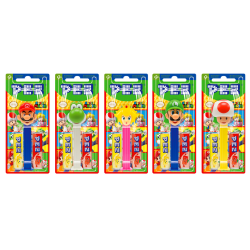 PEZ Toy with two fillers (1+2) Super Mario 17 g x 12