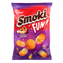 Снакс Smoki с вкус на пица и сирене 40 гр.